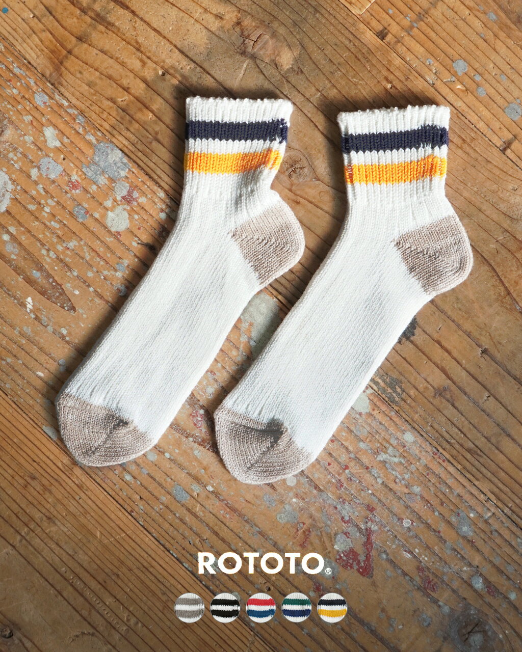 ȥ ROTOTO  󥯥 å O.S. RIBBED ANKLE SOCKS   ǥ R1404ڥ᡼زġ0116