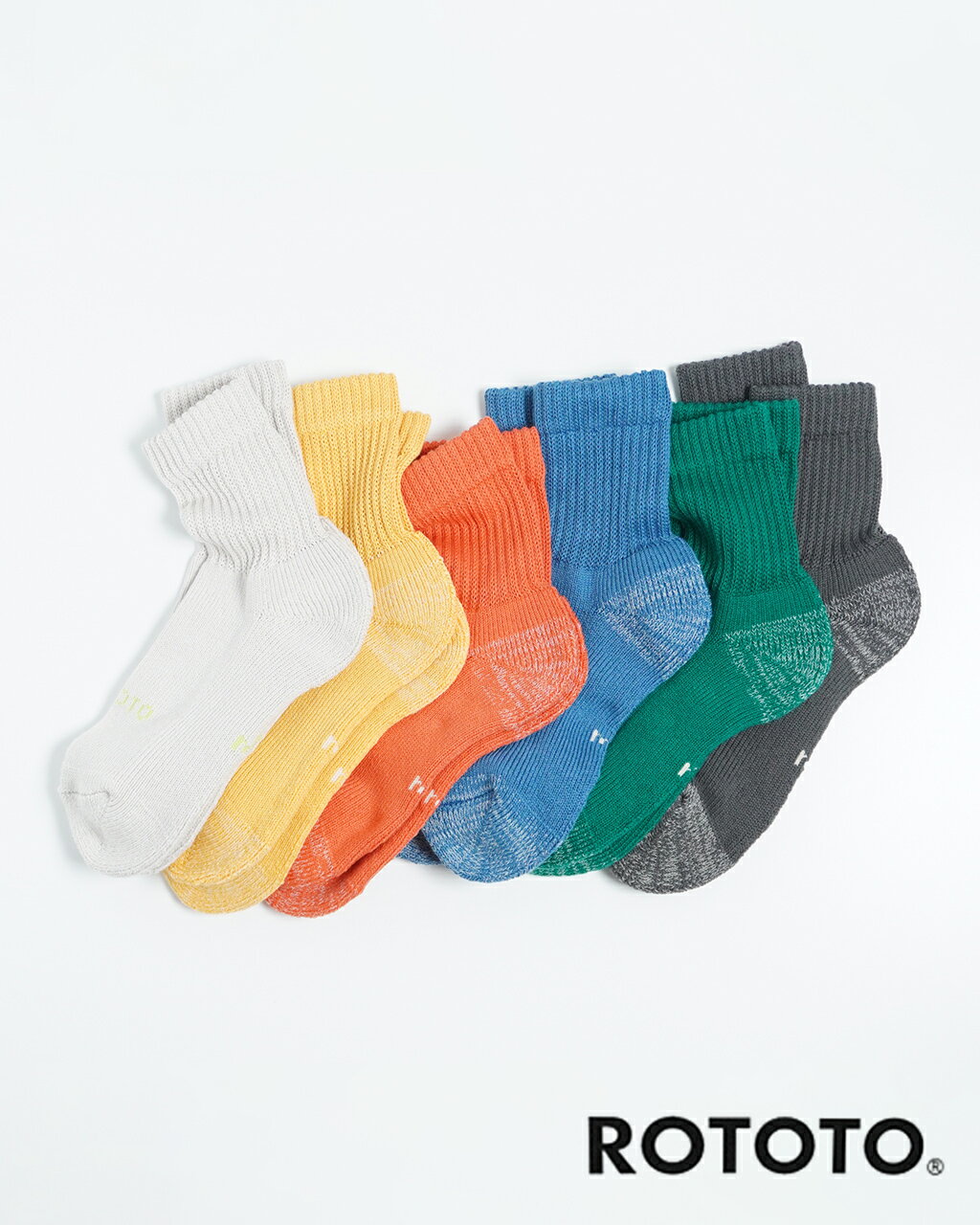 ロトト ROTOTO エブリデイ パイル ミニ クルー ソックス EVERYDAY PILE MINI CREW SOCKS 靴下 メンズ レディース R1520【メール便可】0117 xp10