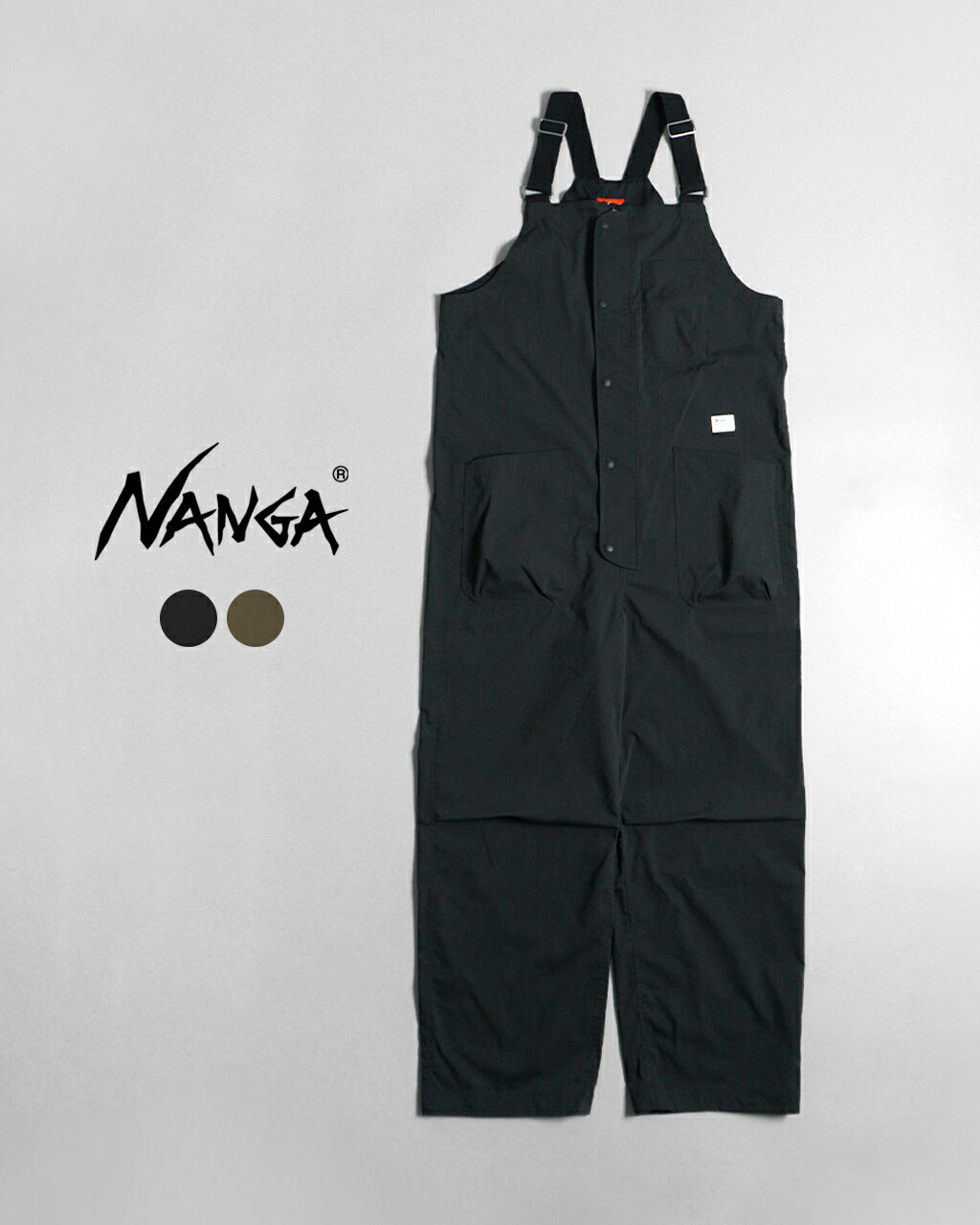 ナンガ NANGA ヒノック リップストップ フィールド オーバーオール HINOC RIPSTOP FIELD OVERALLS オールインワン サロペット メンズ NW2421-1I201-A0320