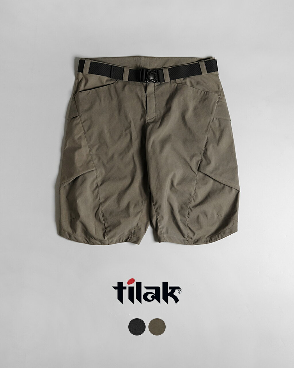 ティラック Tilak ポートニック バイ ティラック Poutnik The Urban Traveler by Tilak クエスト ショーツ Quest Shorts バギー ブラック カーキ 黒 緑 メンズ 24S-60334【送料無料】0402 xp10