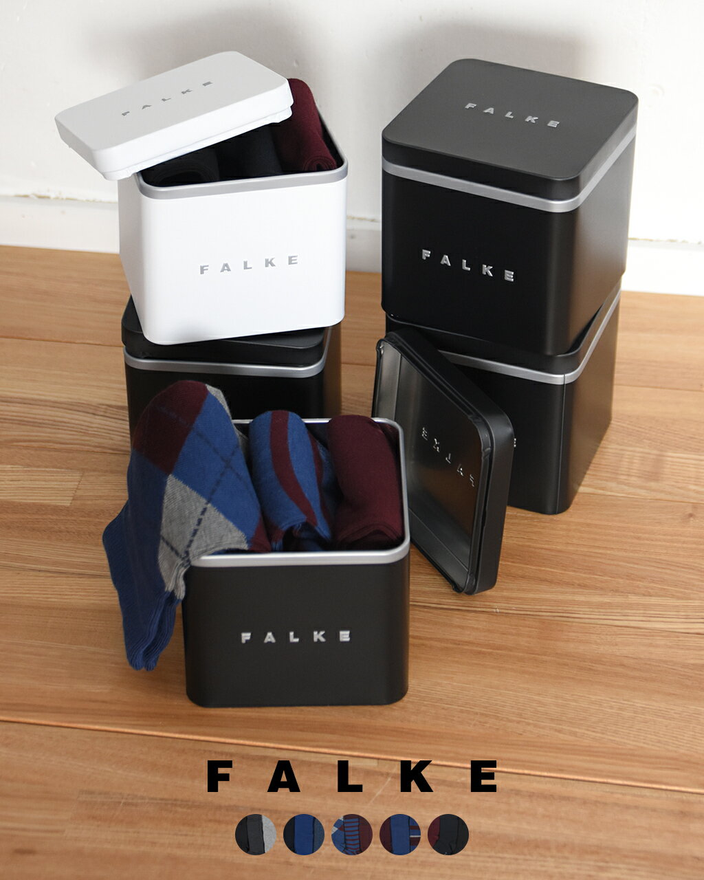 ファルケ メンズ ファルケ FALKE ハッピー 3パック ソックス Happy 3P Socks 靴下 メンズ レディース 13057 13064 49151　0417 xp10