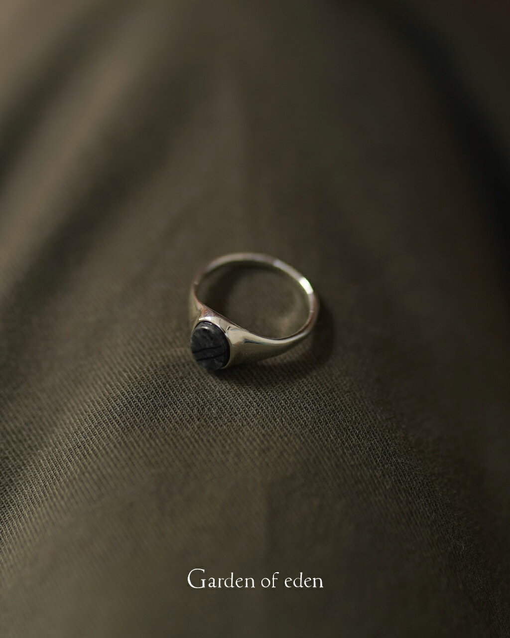 楽天Crouka LR／クローカ エルアールガーデンオブエデン GARDEN OF EDEN オーバルシグネットリング（S） メンズ レディース Oval signet ring（S） Net work jasper シルバー925 指輪 アクセサリー 天然石 パワーストーン ジュエリー ギフト ED25AW-119 0802