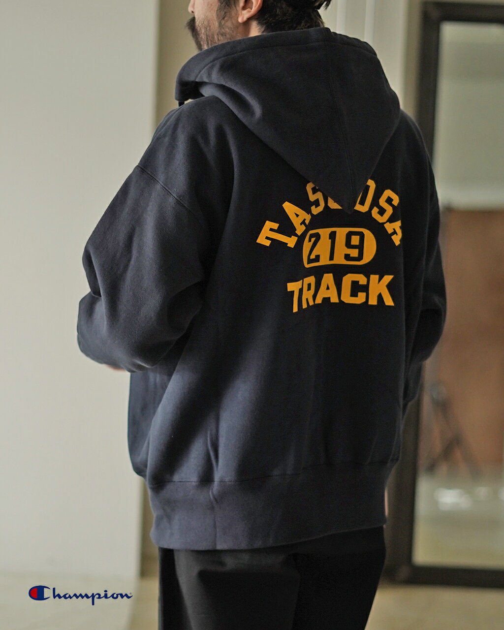 チャンピオン Champion ダブルシックネス プルオーバー アフター フーデッド メンズ DOUBLE THICKNESS PULLOVER AFTER HOODED トップス フーディー フード スウェット トラックロゴ C3-C108 1003 xp10