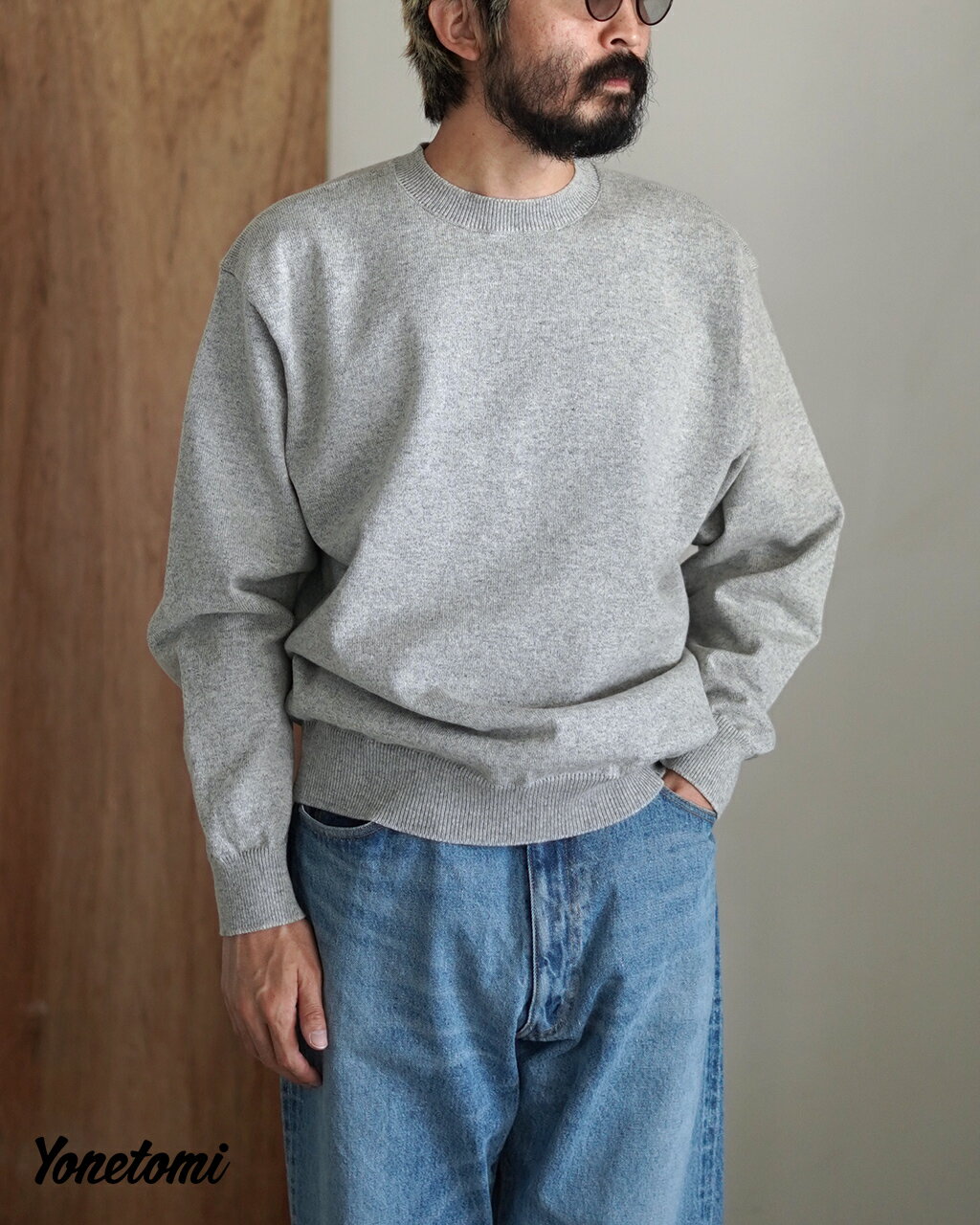 【期間限定ポイント15倍】ヨネトミ Yonetomi リジッド カシミア ニット プルオーバー RIGID CASHMERE KNIT P/O メンズ レディー...