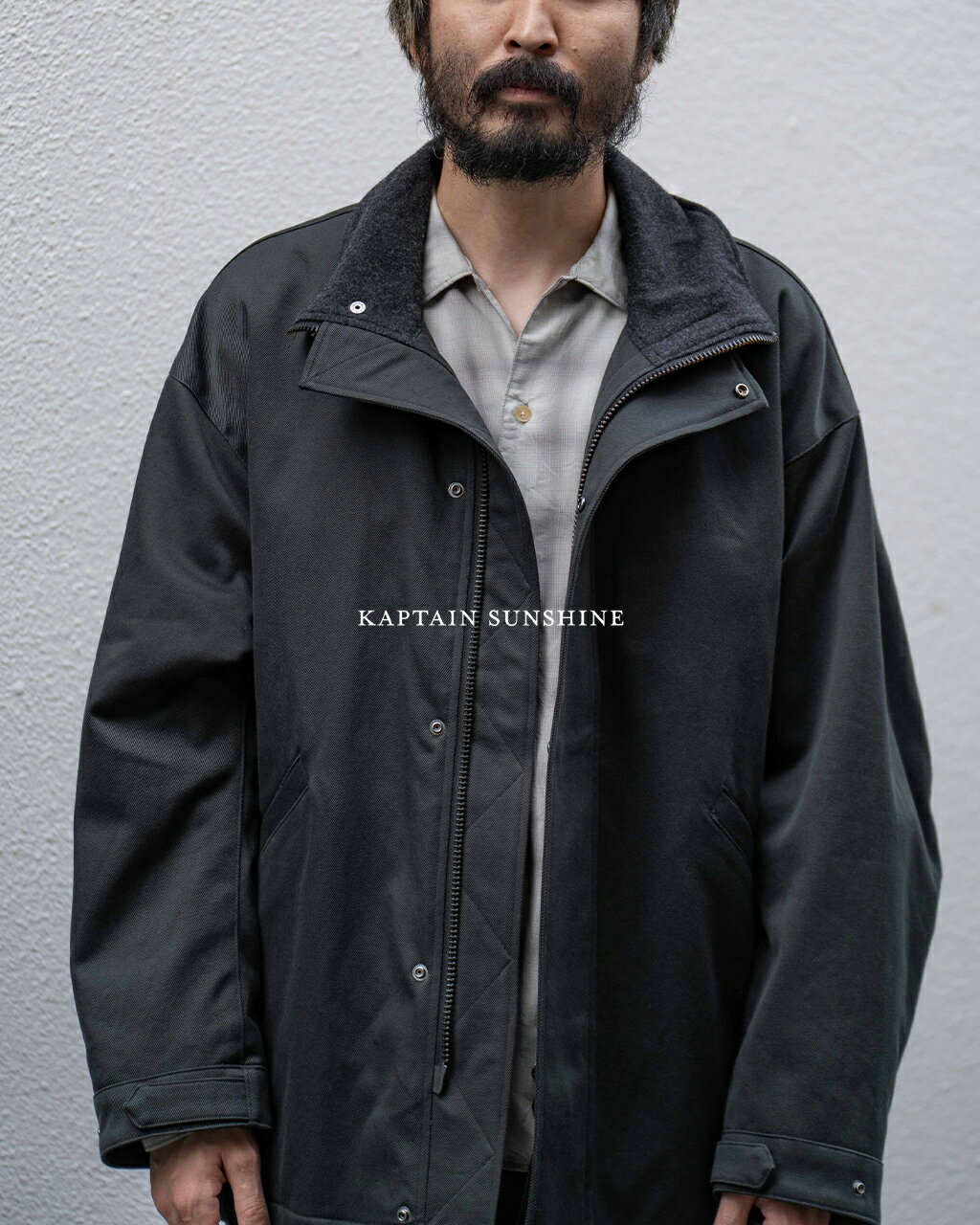 【ポイント10倍】キャプテンサンシャイン KAPTAIN SUNSHINE コットンドリルショートミルコート メンズ ..