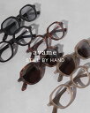 スティルバイハンド x アヤメ STILL BY HAND x ayame SBH glasses ウェリントン型 サングラス 眼鏡 メンズ 太縁 黒縁 マット...