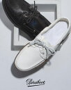 パラブーツ Paraboot バース マリン BARTH MARINE デッキシューズ メンズ ディアスキン 鹿革 レザー ボートシューズ ブラウン ホワイト ...