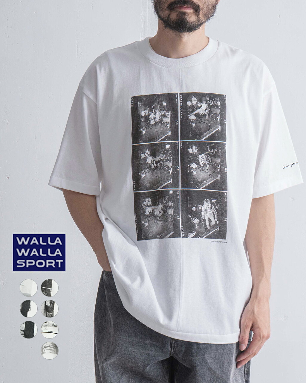 ワラワラスポーツ WALLA WALLA SPORT プリント チューブ 半袖Tシャツ メンズ レデ