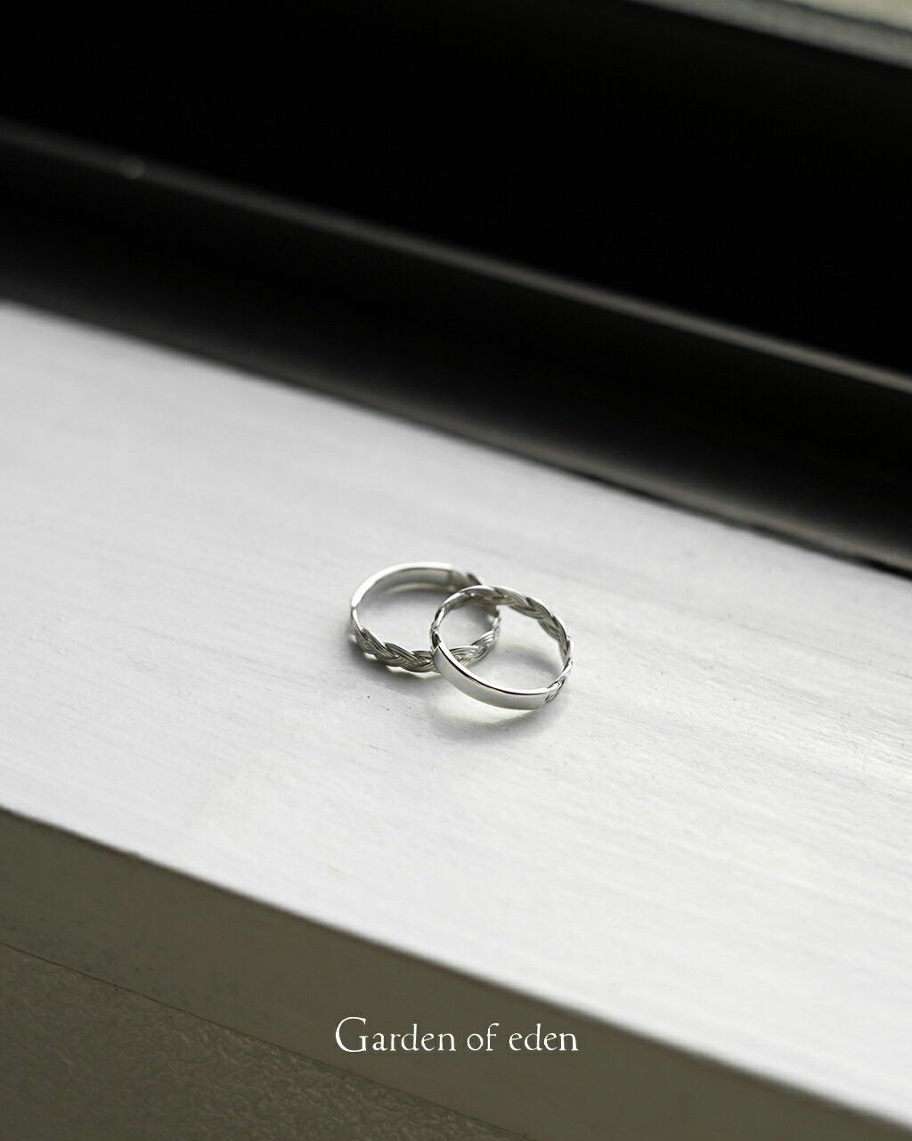 ガーデンオブエデン GARDEN OF EDEN 編ミ込ミIDリング レディース メンズ BRAID ID RING ED25AW-026 1202