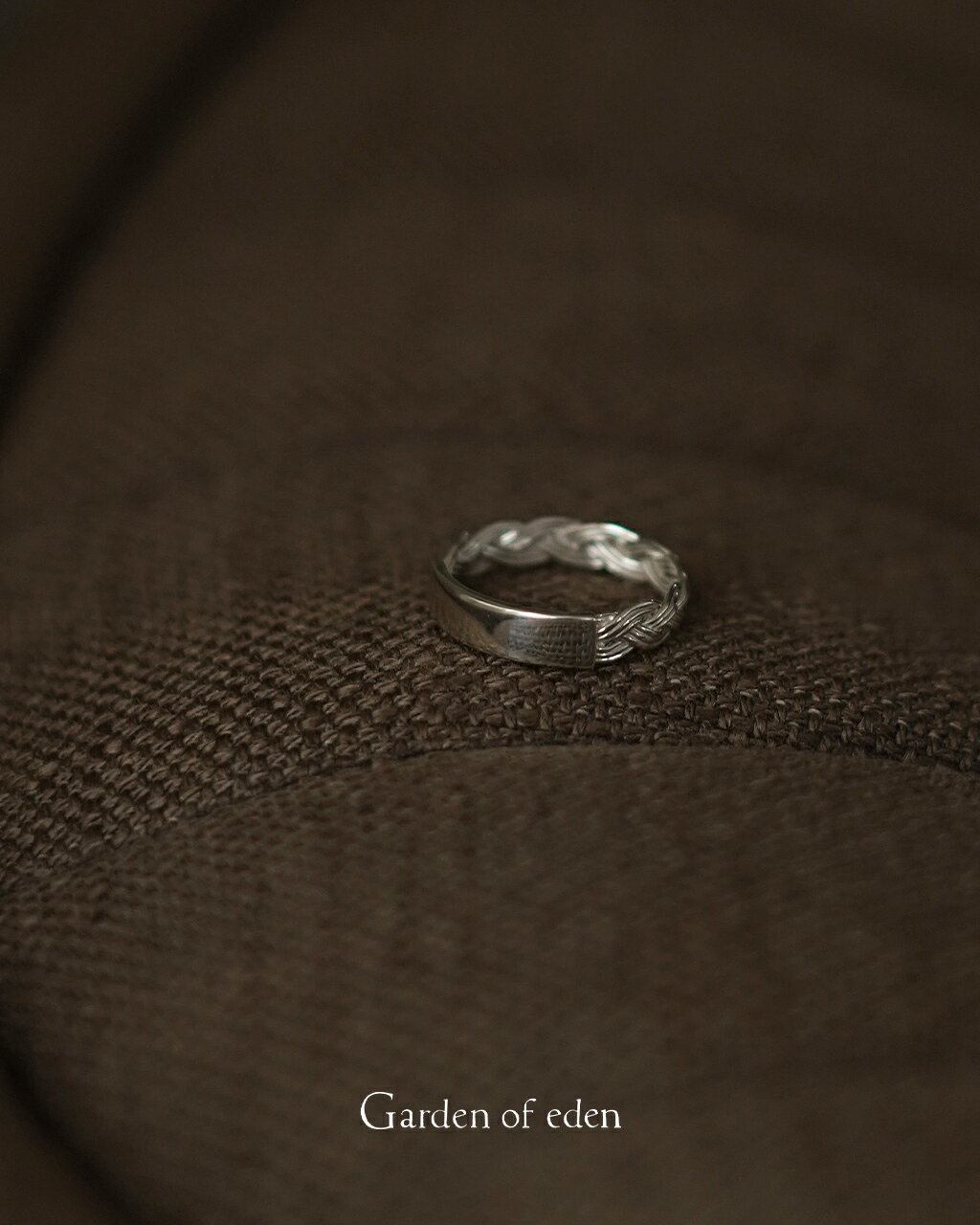 ガーデンオブエデン GARDEN OF EDEN 編ミ込ミIDリング レディース メンズ BRAID ID RING ED25AW-027 1202