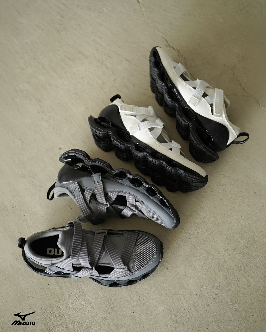 樂天商城 - ミズノ MIZUNO ウェーブプロフェシーストラップ メンズ レディース スニーカー 厚底 WAVE PROPHECY STRAP SPORTSTYLE スポーツスタイル D1GA251905 D1GA251906【レビュー企画対象】0426