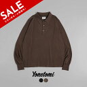 【期間限定!ポイント10倍】【SALE!30%OFF】ヨネトミ Yonetomi シルク ニット プルオーバー SILK KNIT P/L ポロ ブラック ブラウン メンズ 95-244-0080618 xp10