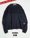 【SALE!30%OFF】バージスブルック BASISBROEK ギマコットンニットプルオーバー メンズ BRAFFEN ブラウン ネイビー25114N リネンライク ドライタッチ 通気性 手洗い可能 0328 xp10