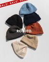 【SALE!20%OFF】ロトト ROTOTO 和紙 リサイクル コットン ビーニー メンズ レディース WASHI/RECYCLED COTTON BEANI...