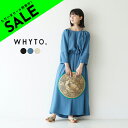 【アウトレット！30%OFF】ホワイト WHYTO. ボリューム スリーブ ドレス VOLUME SLEEVE DRESS レディース WHT23HOP4036【送料無料】0426