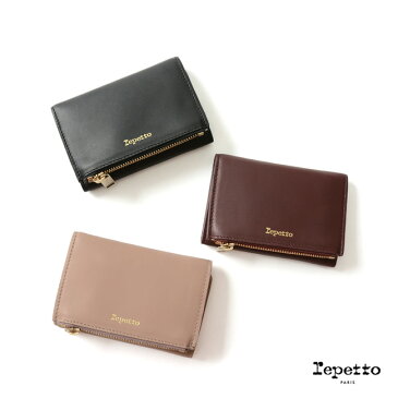 2018秋冬新作 repetto レペット PORTEFEUILLE MINI Capital calfskin Wallet コンパクト カーフスキン ウォレット 財布 ・51172-4-50453 #1111