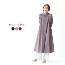 ミズイロインド/mizuiro ind. ロングシャツ フレ...