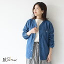 オアスロウ orslow ノーカラー デニムシャツ 長袖 N...