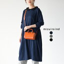 【SALE！30%OFF】ミズイロインド mizuiro ind. ラウンドカラー ワイドシルエット ワンピース shirt collar wide one-piece ドロップショルダー ニット ワンピ 襟付き 膝丈 レディース ワンピース 4-258763 0203【セール】【返品交換不可】【SALE】