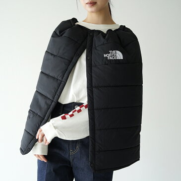 ノースフェイス THE NORTH FACE キッズ スターリー シェルブランケット KIDS' Starry Shell Blanket レディース ポンチョ ひざ掛け まくら コンパクト ブラック 2021秋冬NNJ72106 【送料無料】0822