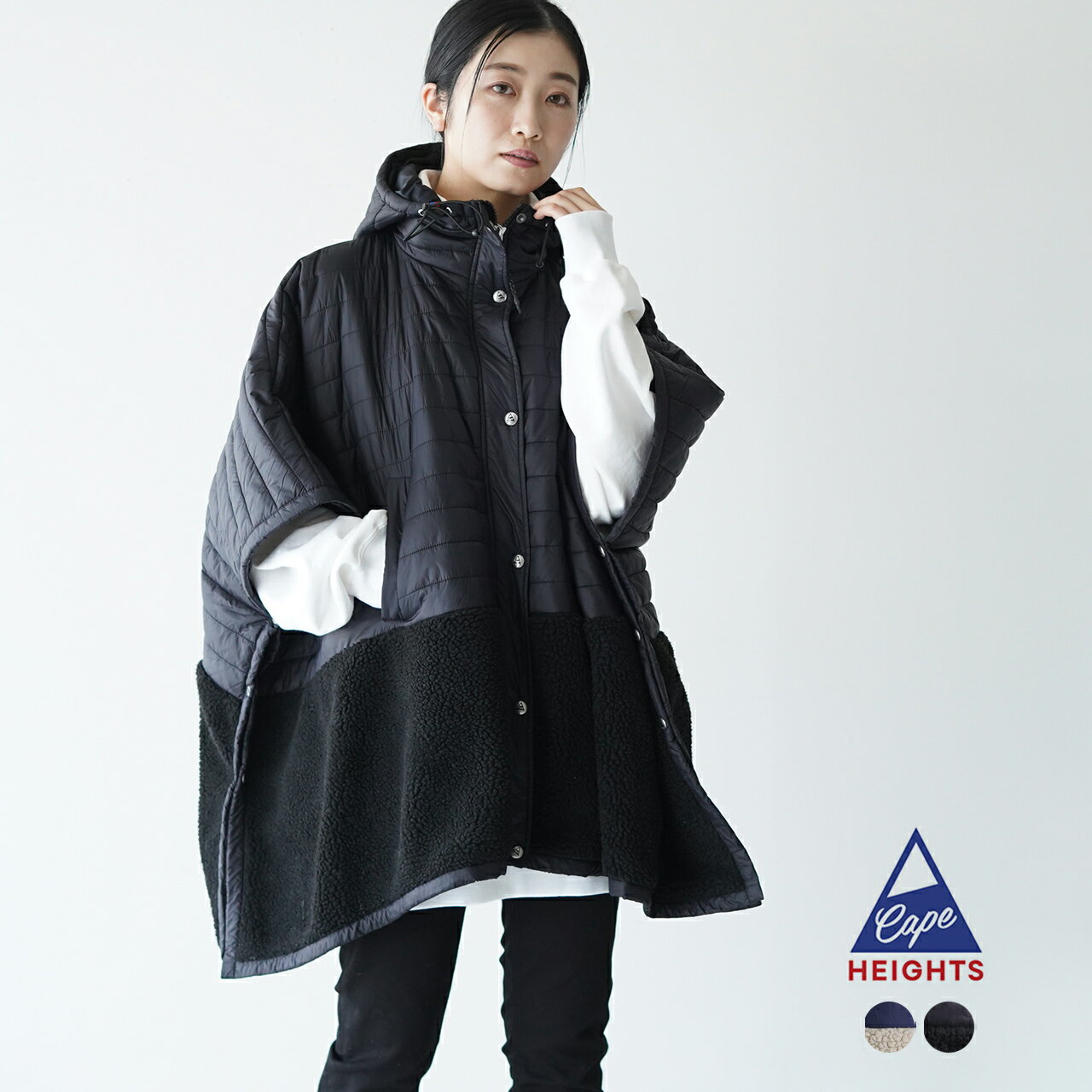 ケープハイツ カプレット ケープ CAPULET CAPE ボア ダウン ケープコート ポンチョ レディース CHW151640221 Cape HEIGHTS 【送料無料】1119のサムネイル
