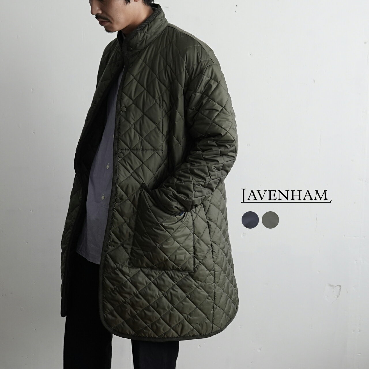 ラベンハム LAVENHAM ミックフィールド コート MICKFIELD COAT キルティング ロングコート メンズ 2022秋冬 SLJ4061 【送料無料】【予約商品】0709