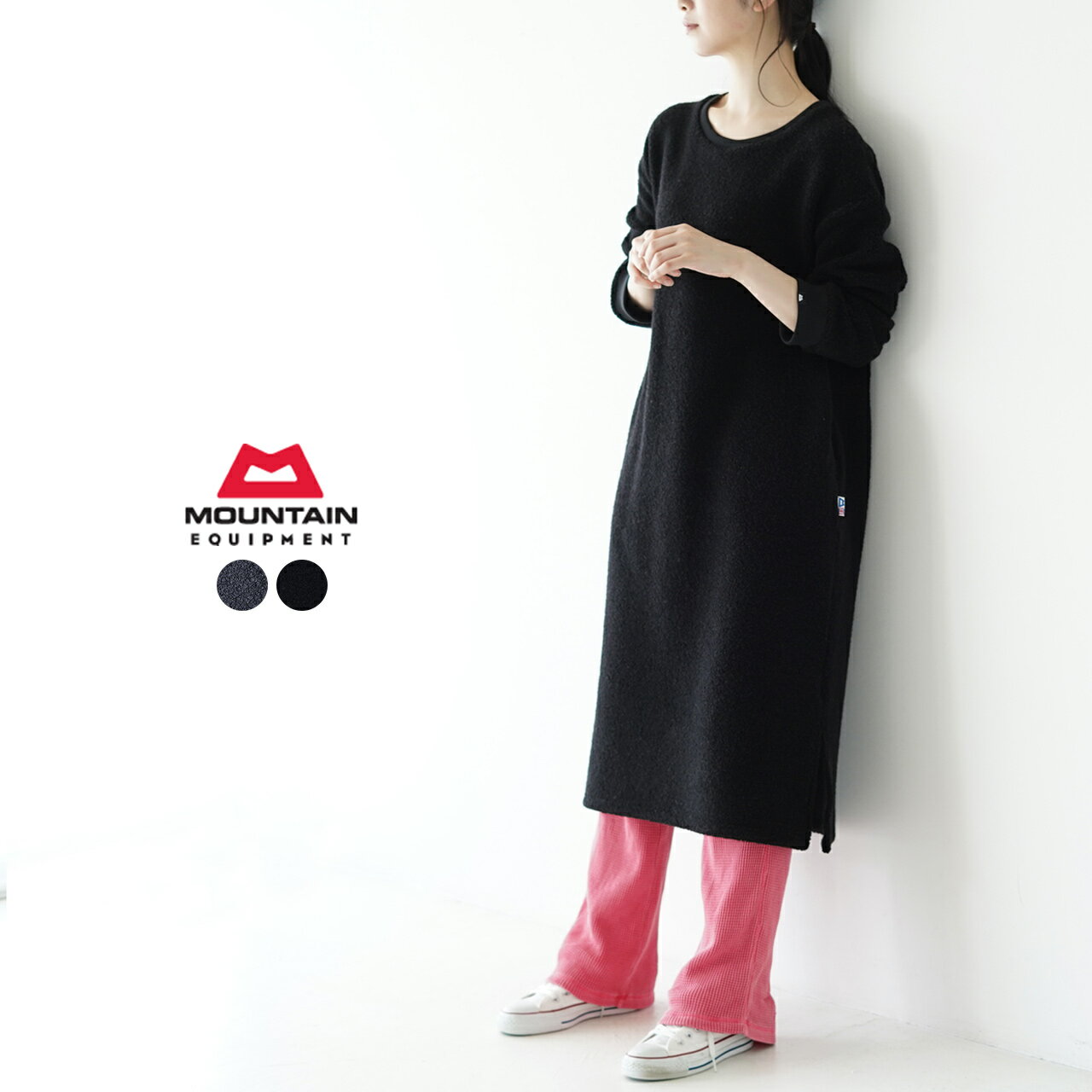 マウンテンイクイップメント MOUNTAIN EQUIPMENT クルーネック ウール ボア ワンピース WOOL BOA ONE PIECE レディース 2022秋冬 424737 【送料無料】0803のサムネイル