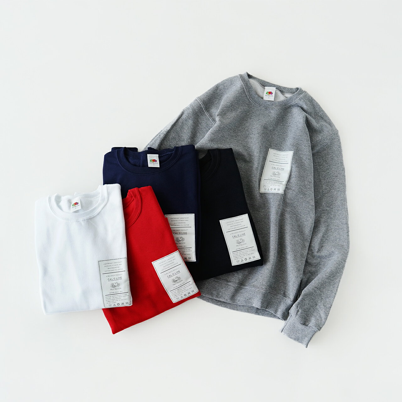 キャル オー ライン CAL O LINE フルーツ オブ ザルーム FRUIT OF THE LOOM スウェット シャツ P.E. SWEAT SHIRT レディース 2022秋冬 CFW-220 【送料無料】0816