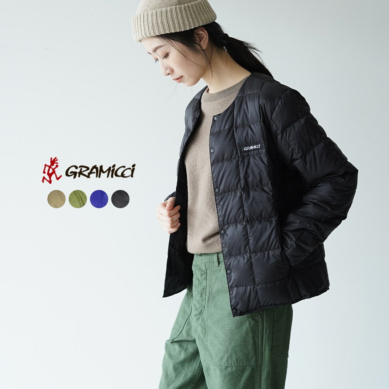 【ポイント10倍】グラミチxタイオン / GRAMICCIxTAION インナー ダウン ジャケット INNER DOWN JACKET レディース メンズ 2022秋冬 G2FU-J082-TG 【送料無料】1003