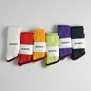 ロトト ROTOTO チャンキー リブ クルー ソックス CHUNKY RIBBED CREW SOCKS 靴下 レディース メンズ 2022秋冬 R1398 【メール便可】