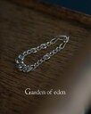 ガーデンオブエデン Garden of Eden シームレス カーブ リンク ブレス SEAMLESS CURB LINK BRACE シルバー925 アクセサリー 21AW-SCB01 21AW-SCB02 21AW-SCB030726