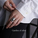 ガーデンオブエデン Garden of Eden ショパン ライト フィンガー アーマー リング CHOPIN RIGHT FINGER ARMOR RING シルバー925 ボリューム 指輪 アクセサリー レディース 23SS068【送料無料】1210 1