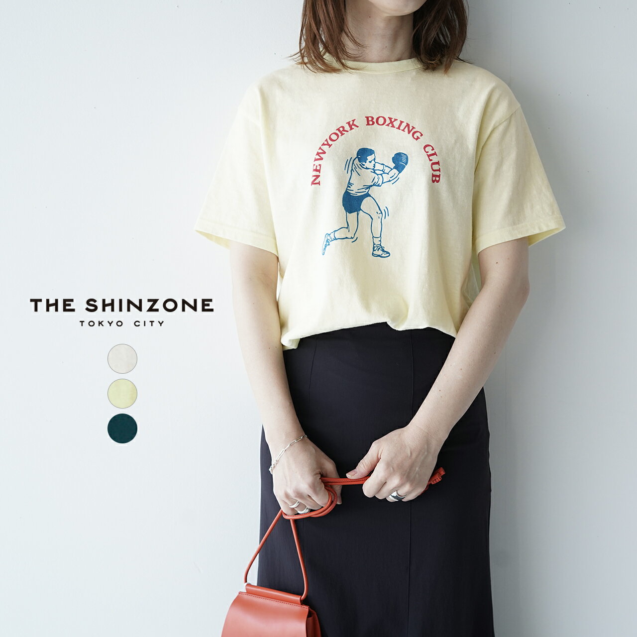 シンゾーン THE SHINZONE ボクシング プリント Tシャツ BOXING PRINT TEE レディース 23MMSCU09 【送料無料】1218