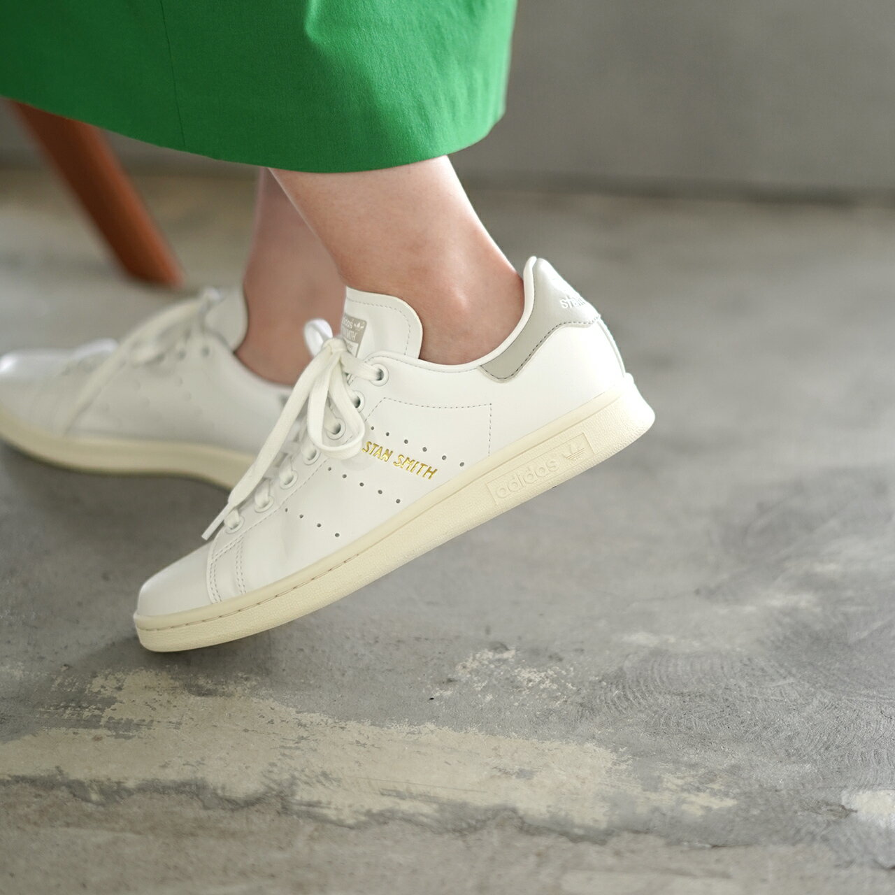 アディダス スタンスミス レディース adidas originals STAN SMITH ローカット スニーカー サスティナブル クリアグラナイト ホワイト グレー 2022春夏 23.0cm-25.0cm GX6286 【送料無料】