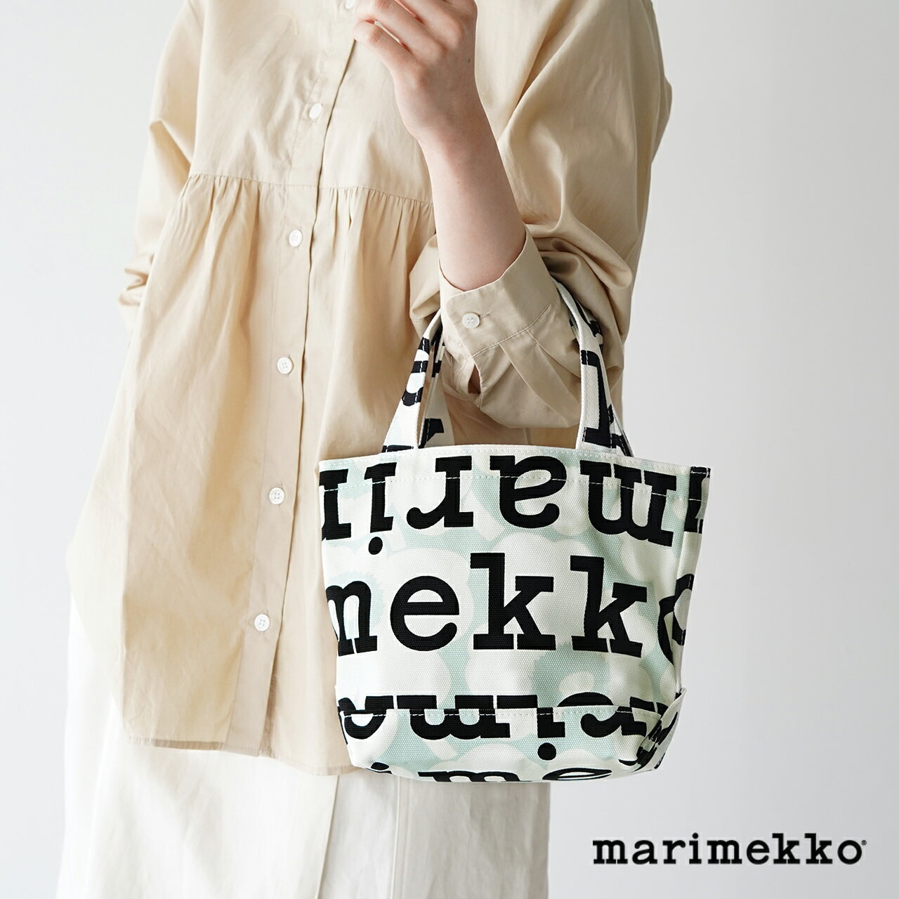 レディースバッグ, トートバッグ  marimekko kioski Pieni Ahkera Unikko Logo 2022 52223691069 0406