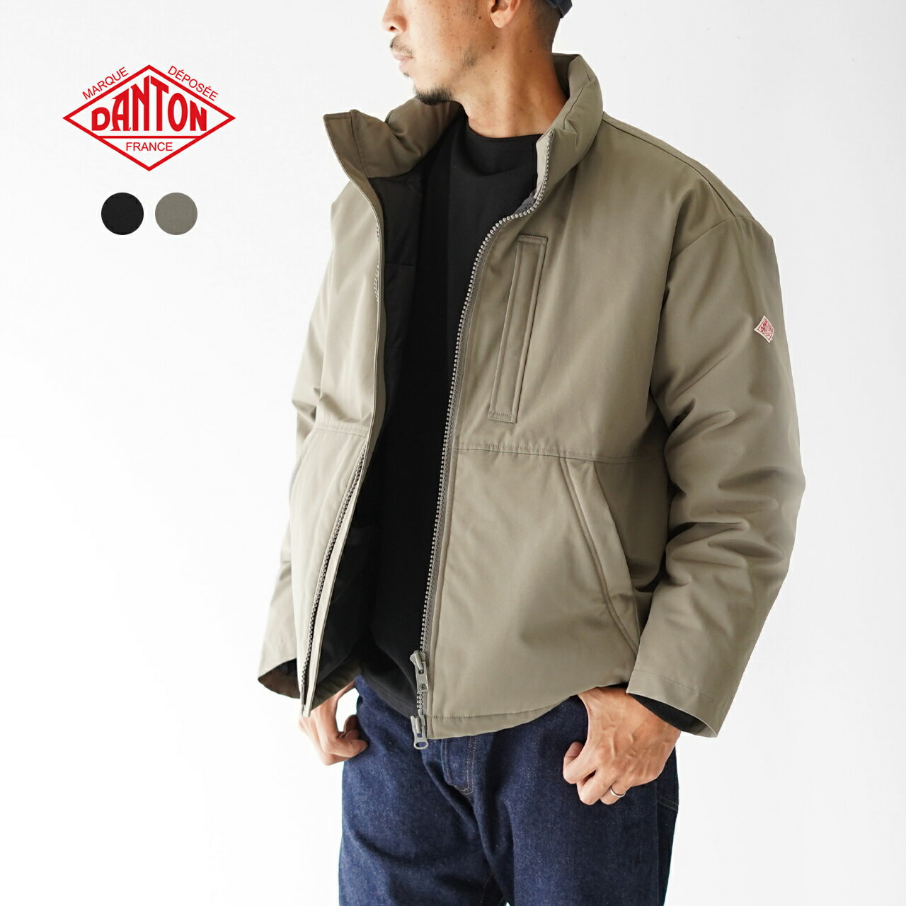 ダントン DANTON スタンドカラー ダウン ブルゾン STAND COLLAR DOWN BLOUSON メンズ ダウンジャケット 2022秋冬 DT-A0199LAS 【送料無料】0528