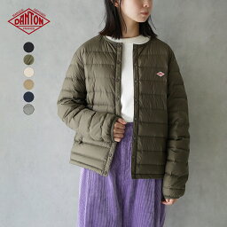 ダントン ジャケット レディース ダントン DANTON 軽量 クルーネック インナー ダウン ジャケット INNER DOWN CREWNECK JACKET ブラック カーキ グリーン ホワイト ベージュ ネイビー グレー レディース メンズ DT-A0001 DT-A0025 【送料無料】【クーポン対象外】 0711