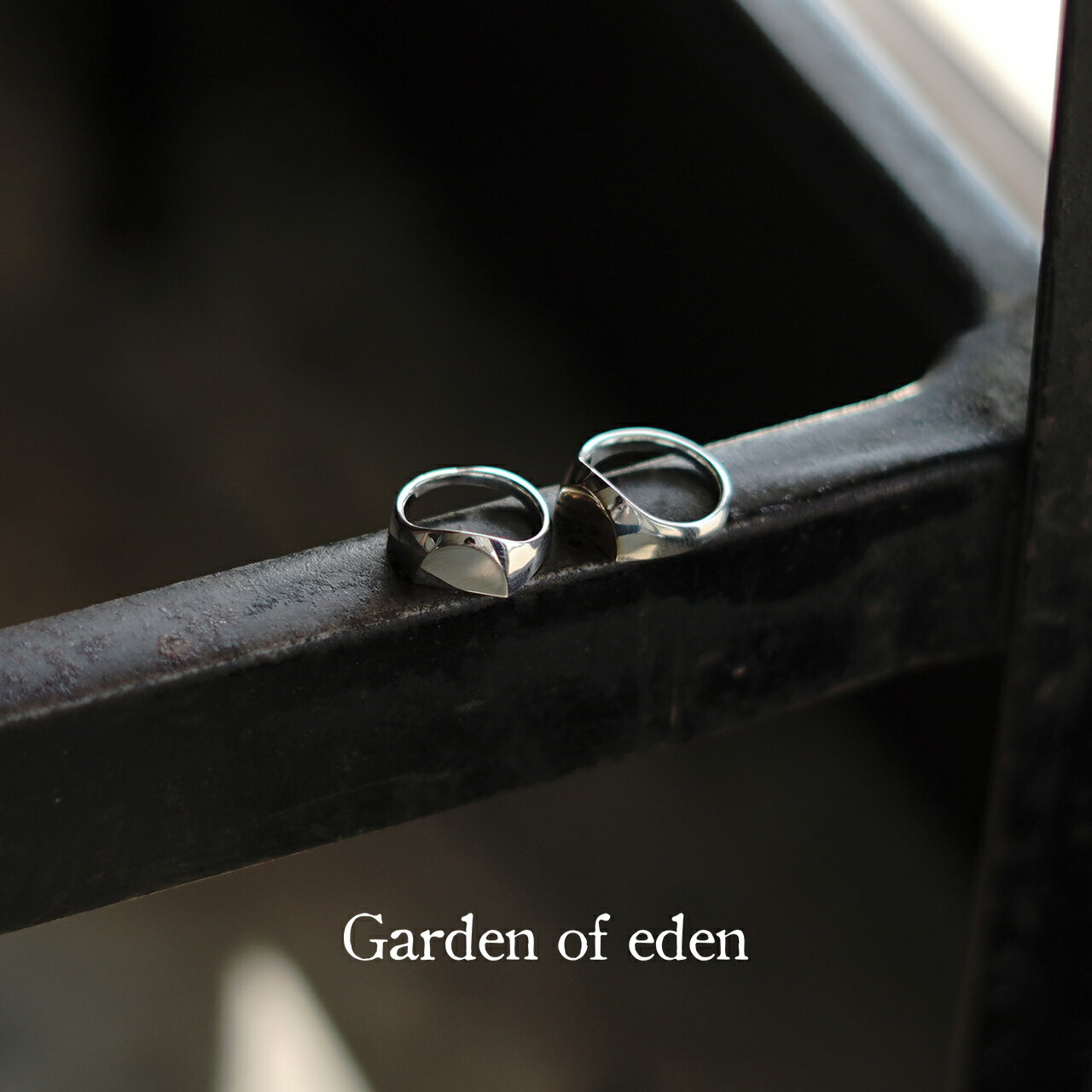 ガーデンオブエデン Garden of Eden シグネット ブレイク リング signet break ring SV&18k (M) シルバー925 18K ゴールド 金 銀 指輪 重ね付け ギフト ジュエリー アクセサリー レディース メンズ 23AW0160718