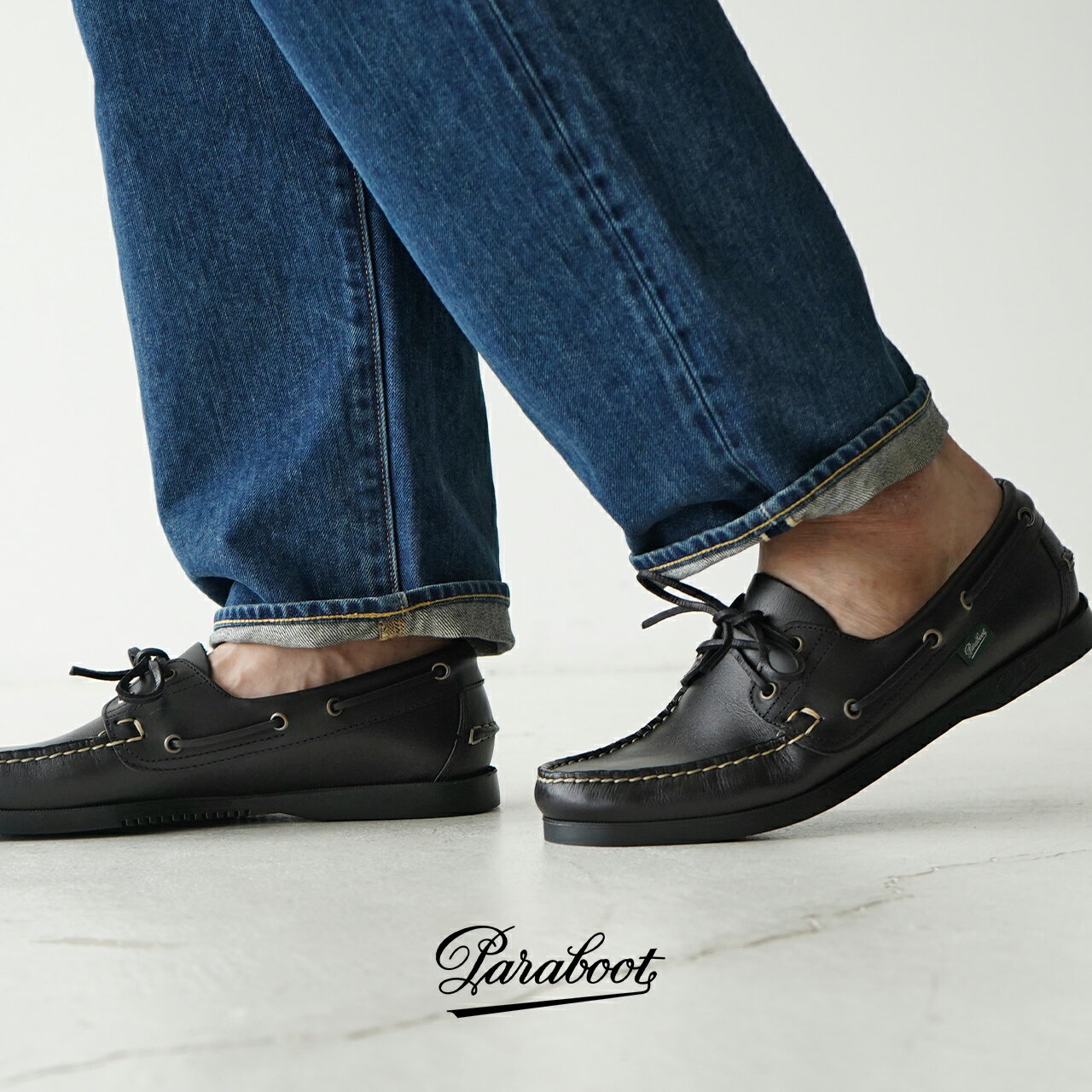 パラブーツ Paraboot バース マリン BARTH MARINE レザー デッキシューズ メンズ 780031【送料無料】0707