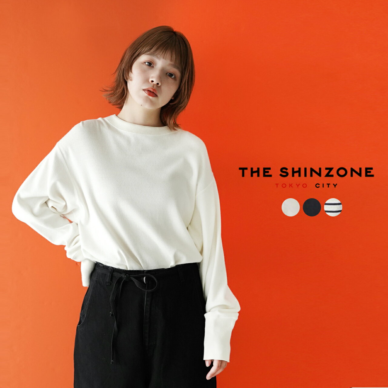 シンゾーン THE SHINZONE ミリタリー プルオーバー MILITARY PULLOVER 長袖 クルーネック カットソー Tシャツ レディース 21SMSCU02【送料無料】0704