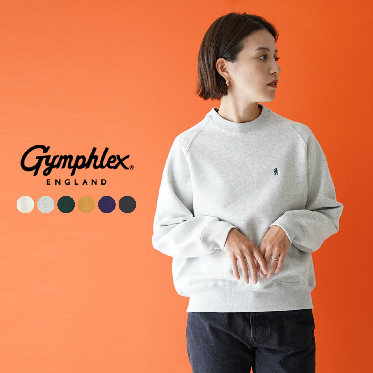 【ポイント10倍】ジムフレックス Gymphlex スウィングスリーブ クルーネック プルオーバー SWING SLEEVE CREW NECK P.O レディース GY-C0291TCF【送料無料】0822 xp10のサムネイル