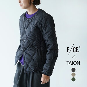 【ポイント10倍】タイオン バイ エフシーイー TAION BY F/CE. パッカブル インナー ダウン ジャケット PACKABLE INNER DOWN JK グリーン オリーブ ブラック レディース メンズ FSP09232U0001【送料無料】0826 xp10