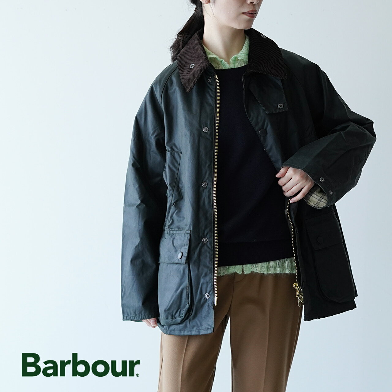 Х֥ Barbour С ӥǥ OVERSIZE BEDALE å åȥ 㥱å ֥륾 ǥ ...