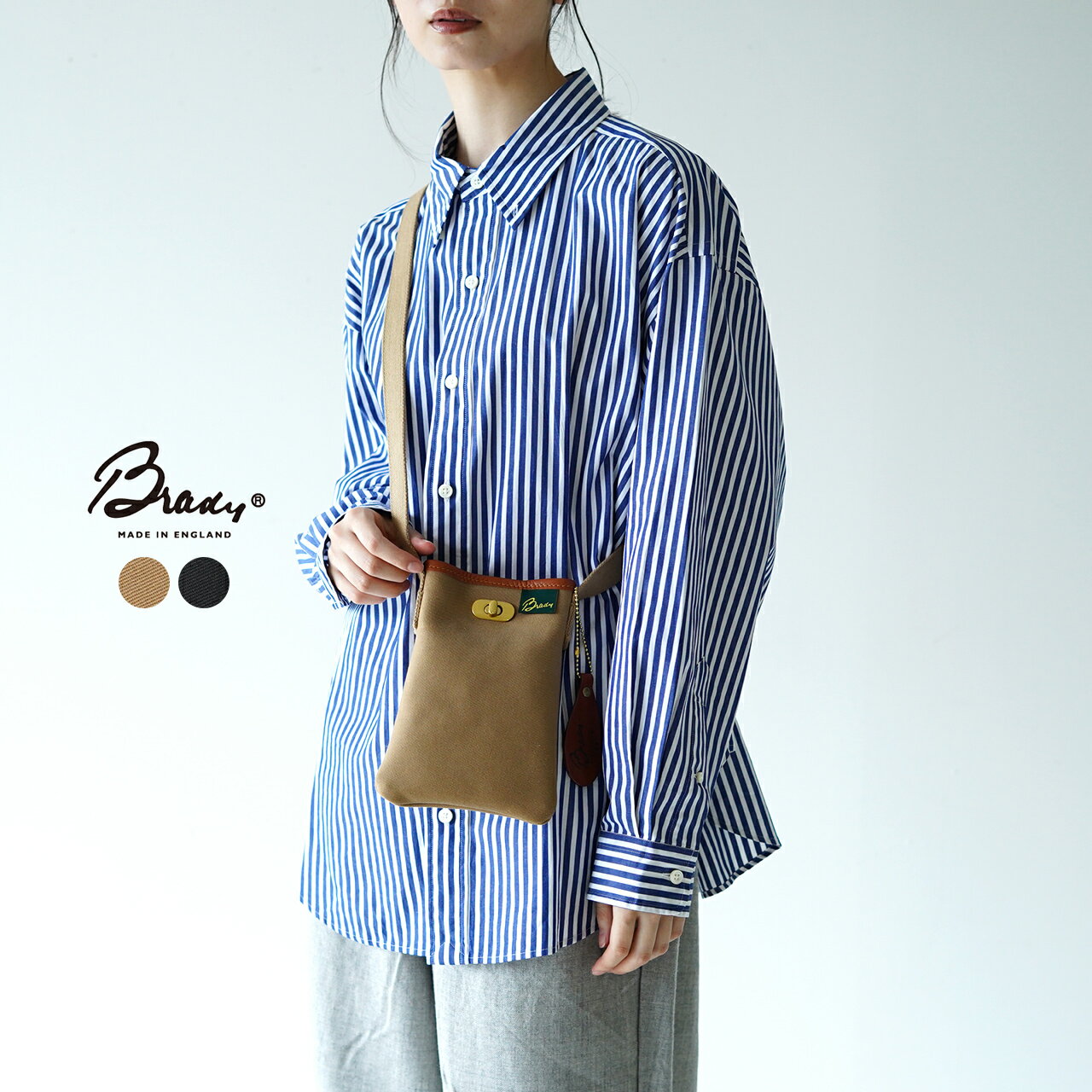 ブレディ Brady ロウカ ミニ LOWCA MINI ショルダーバッグ サコッシュ カーキ ブラック レディース メンズ【送料無料】1018【クーポン対象外】のサムネイル