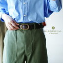 グレンロイヤル GLENROYAL ベルト ウィズ ヘッドカラーバックル BELT WITH HEAD COLLAR BACKLE ブラック ブラウン 黒 茶 ブライドルレザー レディース メンズ 06-5798【送料無料】1121