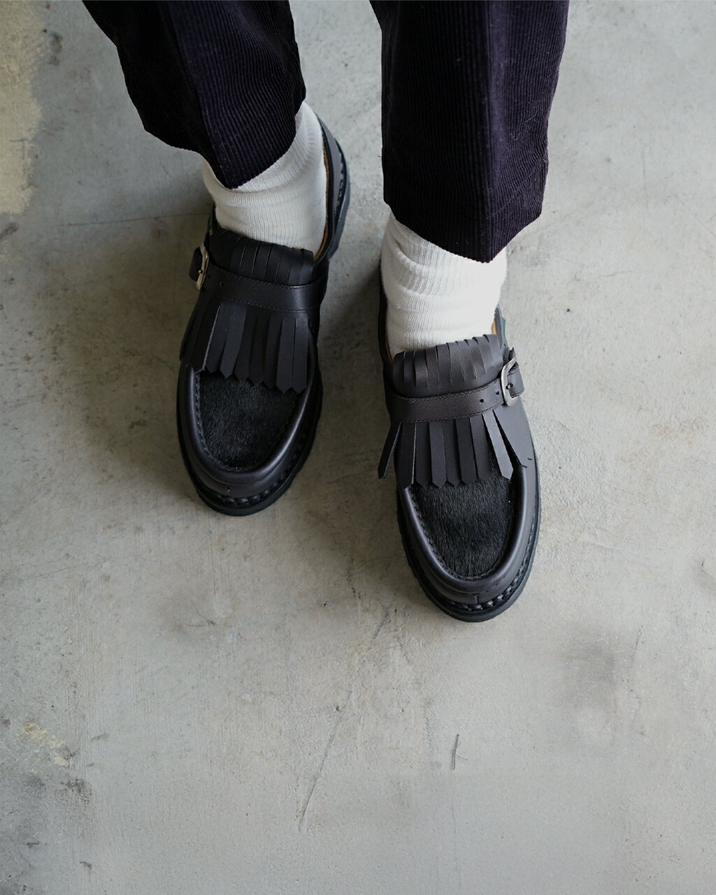 パラブーツ Paraboot ニヨン NYONS レザーシューズ ローファー スリッポン レディ...