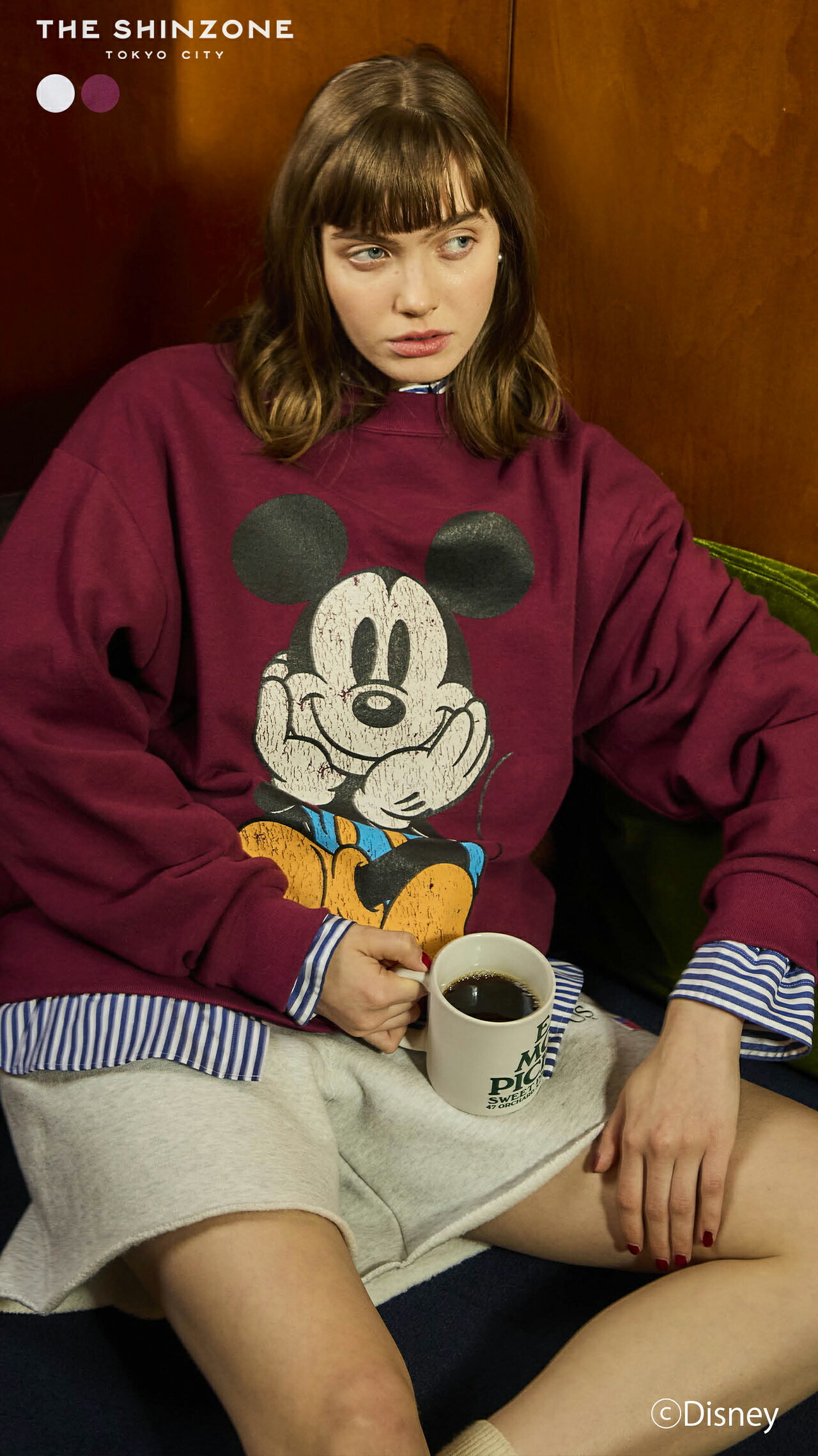 シンゾーン THE SHINZONE ディズニーコレクション ミッキー スウェット Disney Collection MICKEY SWEAT ミッキープリント 長袖 プルオーバー レディース 23AMSCU06【送料無料】0605のサムネイル