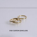 エンドカスタムジュエラーズ END CUSTOM JEWELLERS 3 スタック リング ゴールド 3 STACK RING GOLD 指輪 3連リング 3個セット アクセサリー レディース メンズ ENDR130【送料無料】0616