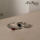 ルフェール ReFaire オーバル ストーン スリー ライン バングル Oval Stone Three Line Bangle 天然石 オニキス カーネリアン 925 スターリング シルバー ブレスレット アクセサリー レディース RC-BG003 【送料無料】0215