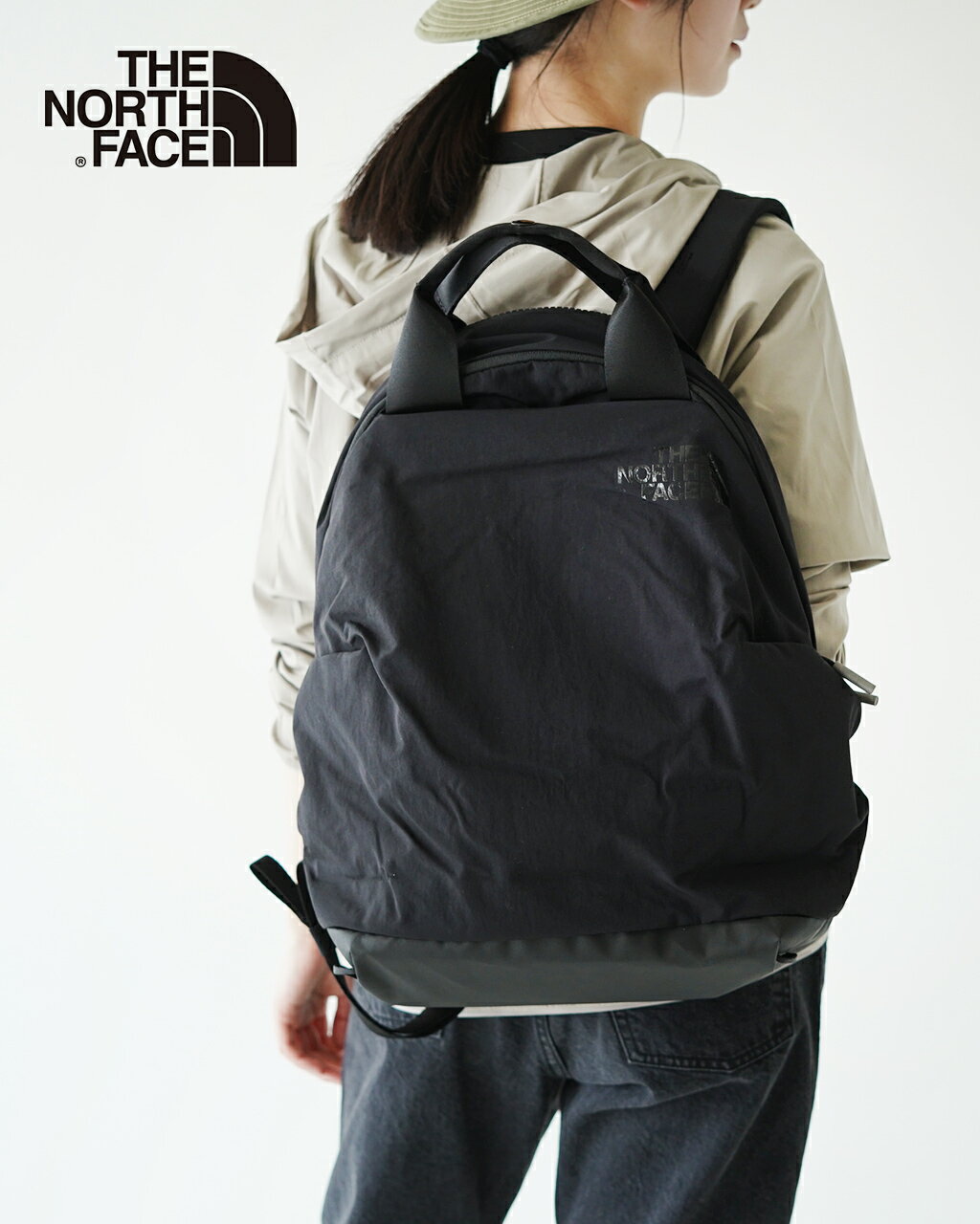 ＼スーパーSALEクーポン10%OFF／ノースフェイス THE NORTH FACE ネバーストップ デイパック W Never Stop Daypack 18L バックパック リュックサック ブラック 黒 レディース NMW82350 cpn10 xp10のサムネイル